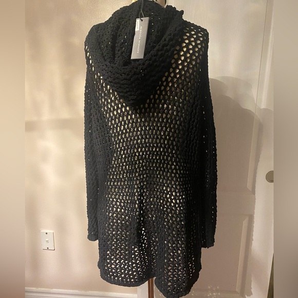 Rebecca minkoff  XL cardigan with hoodie - Picture 6 of 9